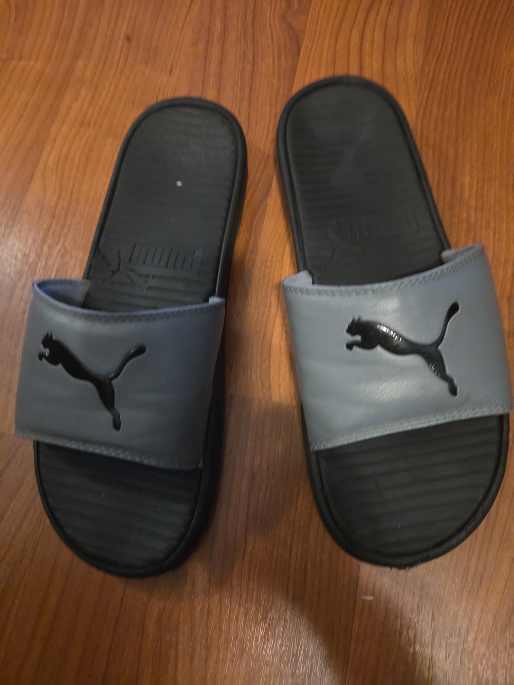 Puma Men’s Gray Slide Sandals Size 12